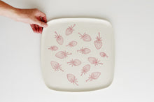 Load image into Gallery viewer, Porcelain Square Platter - Strawberry
