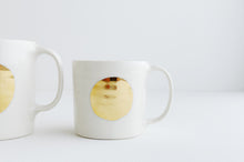 Load image into Gallery viewer, Porcelain Mug - Gold Dot
