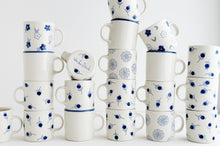 Load image into Gallery viewer, Pinwheel Porcelain Mugs

