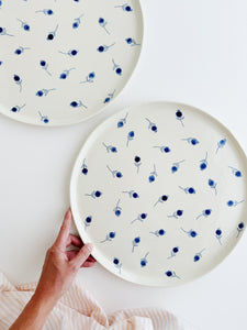 Porcelain Blueberry Platter