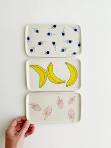 Porcelain Catch All Tray - Banana