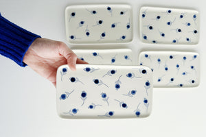 Porcelain Blueberry Tray
