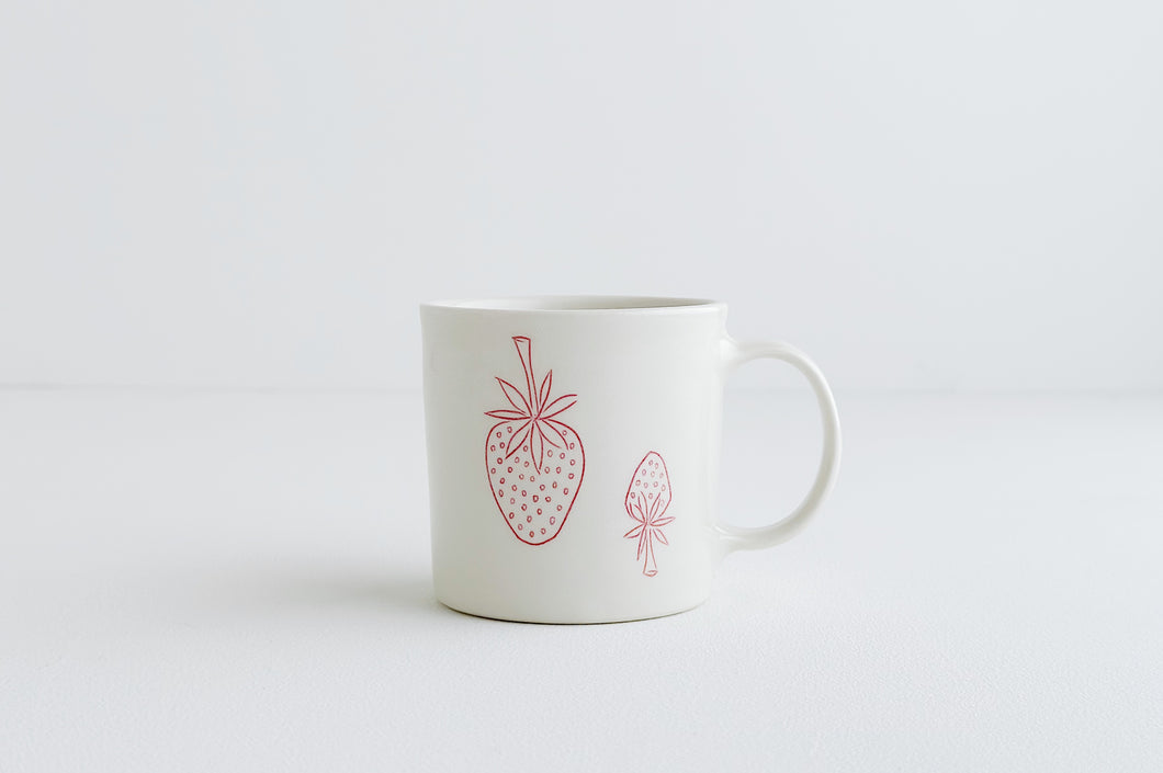 Porcelain Mug - Strawberry