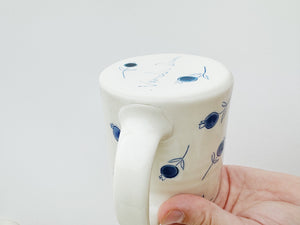 Porcelain Blueberry Mug -Seconds