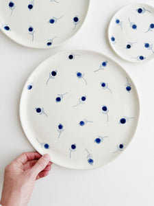Porcelain Blueberry Plates