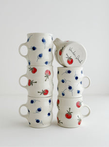 Wavy Mug - Tomato