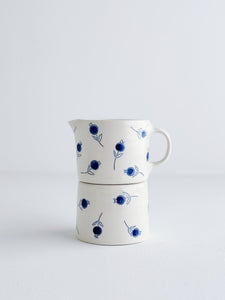 Blueberry Pitcher and Cup Set