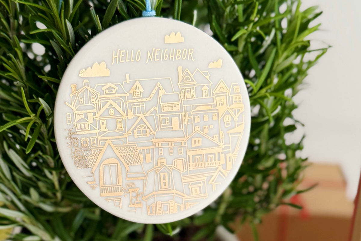 Hello Neighbor Ornament – JennaVandenBrinkCeramics