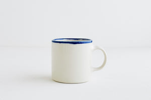 Small Blue Rim Mug