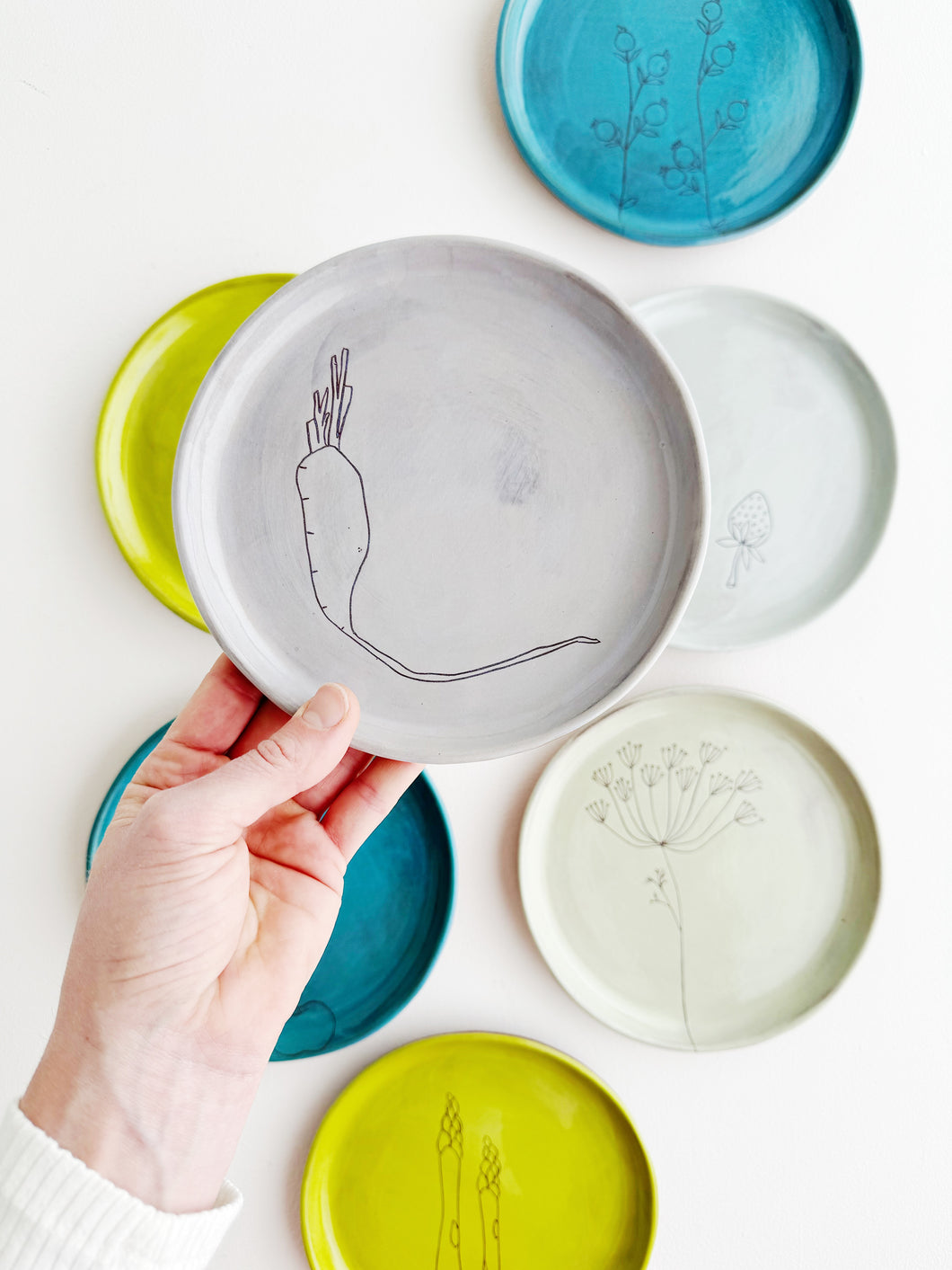 Earthenware Snack Plates
