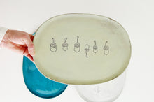 Load image into Gallery viewer, Earthenware Medium Oval Serving Trays
