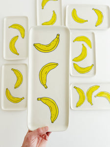 Porcelain Catch All Trays - Banana