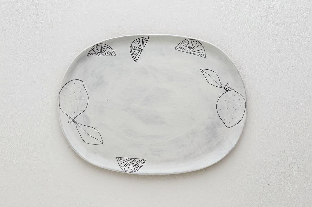 Earthenware Medium Oval Serving Trays