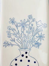 Load image into Gallery viewer, Porcelain Catch All Tray - Flower Vase
