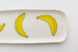Porcelain Skinny Platter - Banana