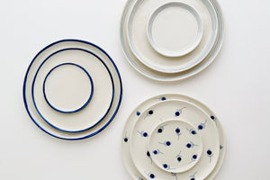 Porcelain Watercolor Small Plates - Perkins/ Fox Registry