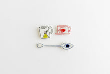 Load image into Gallery viewer, Mini Fruit Pottery Magnet Set
