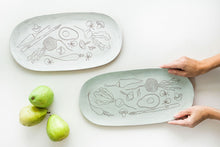 Load image into Gallery viewer, Earthenware Skinny Veggie Platter
