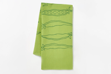 Load image into Gallery viewer, Tea Towel - Chartreuse Peas
