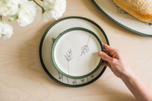 Load image into Gallery viewer, Porcelain Fern Plates
