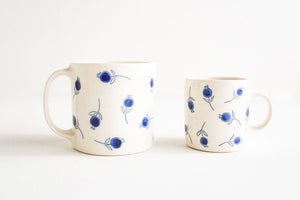 Porcelain Blueberry Mug -Seconds