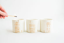 Load image into Gallery viewer, Porcelain House Candle - Rosemary+Fig
