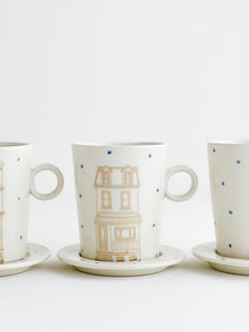 Porcelain House Cup & Saucer Set