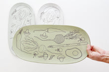 Load image into Gallery viewer, Earthenware Skinny Veggie Platter
