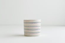 Load image into Gallery viewer, Porcelain Colorful Pinstripe Cups

