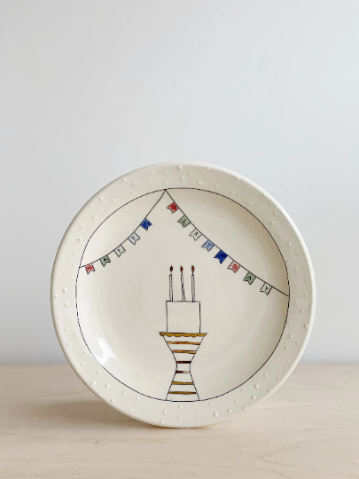 Porcelain Birthday Plate
