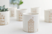 Load image into Gallery viewer, Porcelain House Candle - Cypress+Spice

