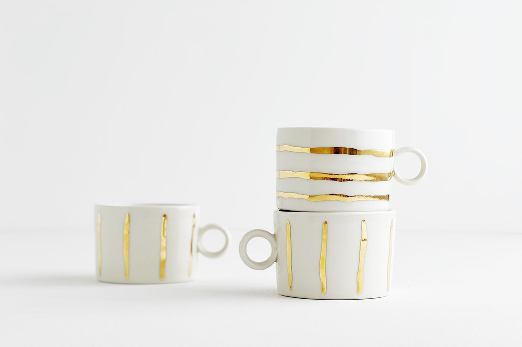 Porcelain Gold Mug