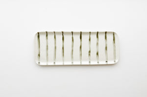Porcelain Watercolor Striped Catch-all Trays
