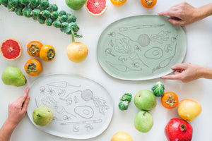Earthenware Large Veggie Platter
