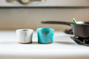 Earthenware Tiny Cups  (PREORDER)