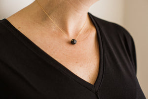 Faceted Bead Necklace - Petite