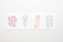 Load image into Gallery viewer, 5x7&quot; Asparagus Letterpress Print
