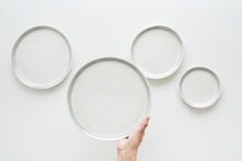 Load image into Gallery viewer, Porcelain Pinstripe Plates
